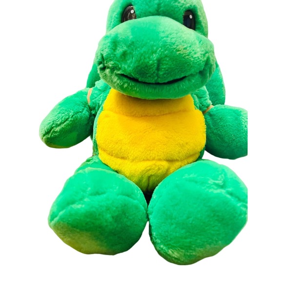 Build A Bear Turtle with Backpack Shell Hidden Pocket Plush Stuffed Animal 13” - Picture 7 of 9